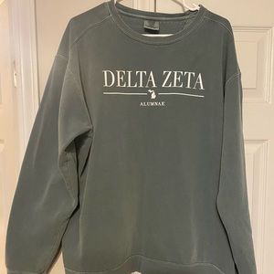 Delta Zeta Comfort Colors Sweatshirt